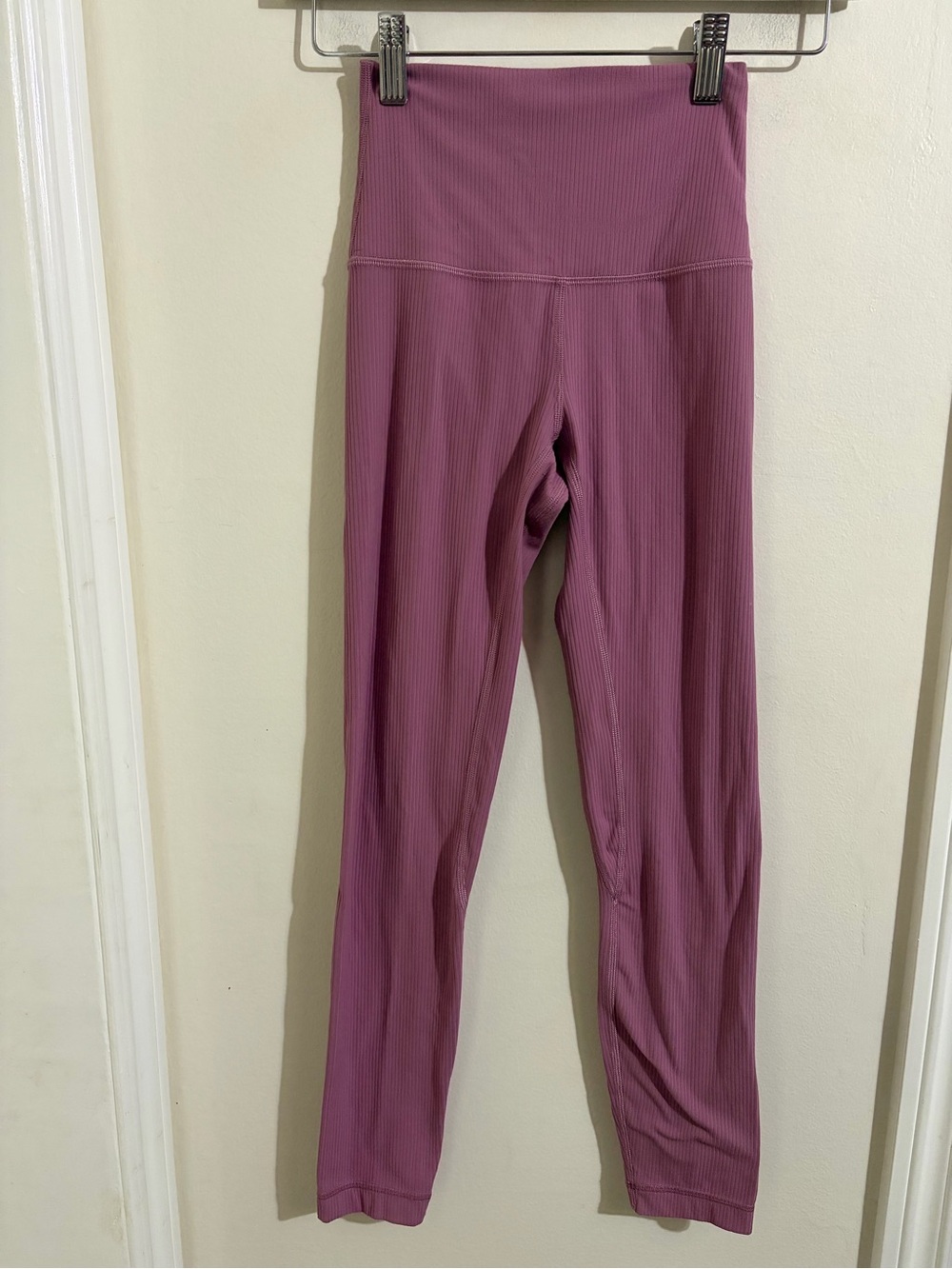 lululemon athletica Women Size 2 Ribbed High-Waist Leggings - Mauve